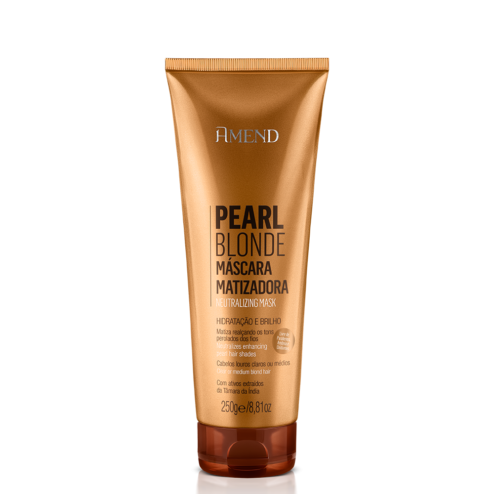 Máscara Matizadora Amend Pearl Blonde 250g